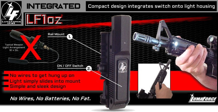 LumaForce LF1oz - The 1 ounce Weapon Light System